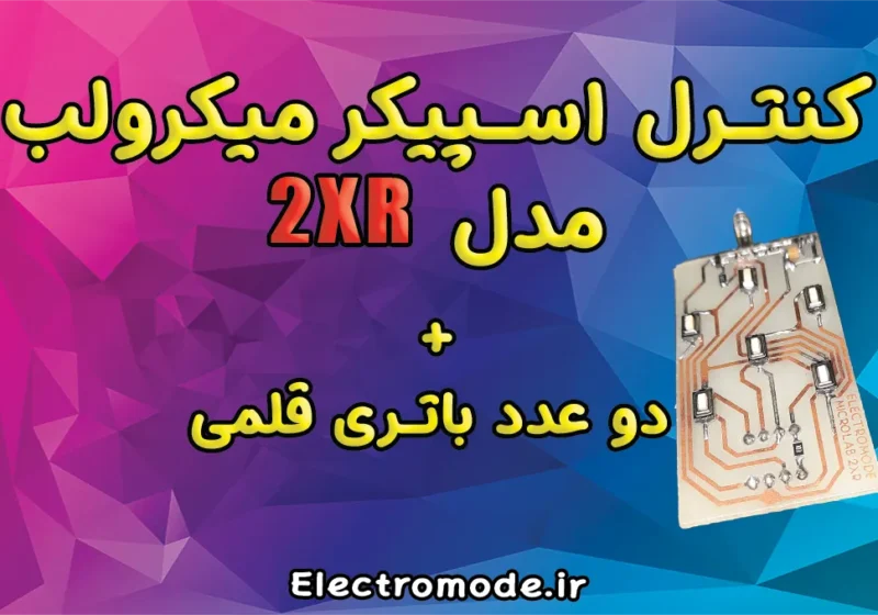 کنترل اسپیکر میکرولب دستساز